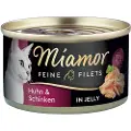 Miamor Fine Fileter 1 x 100 g - Kylling & skinke i gelé