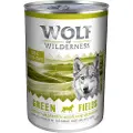 Wolf of Wilderness Adult 6 x 400 g - Single Protein - Green Fields - Lam