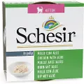 Schesir Kitten 6 x 85 g - Kylling med aloe 24 x 85 g
