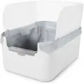 Modkat Tray kattetoalett - hvit