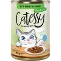 Catessy Økonomipakke Catessy biter i saus eller gelè 48 x 400 g - med kanin og kalkun i saus