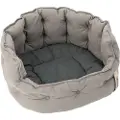 Zooplus Exclusive Hundeseng Cozy ecoLIFE Grå - L 80 x B 72 x H 31 cm