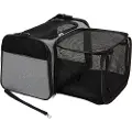 Zooplus Exclusive Transportveske Onoen med ekstra nettrom - L 45 x B 26 x H 28,5 cm - grau