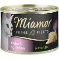 Miamor Fine Filets Naturelle 12 x 156 g - Kylling og skinke
