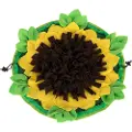 Zooplus Exclusive Snuseteppe Sunnyflower - Ø 50 cm