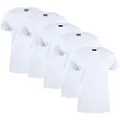 Clique T-skjorte for menn 5-pakning hvit
