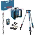 Bosch Rotasjonslaser GRL 400 H Set Professional i transportkoffert med tilbehør, mottaker