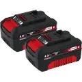 Einhell PXC-Twinpack 4,0 Ah, Batteri