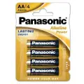 Goobay 1x4 LR6APB, Engangsbatteri, Alkalinsk, 1,5 V, Blå, Gull, 14,5 mm, 14,5 mm
