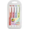 Stabilo 275/4-08-1, 4 stykker, Assorterte farger, Meisel tupp, Flerfarget, Rektangel, 1 mm