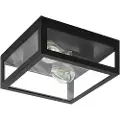 Eglo Amezola, 2 ampuller, E27, IP44, Sort