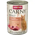 Animonda Carny Adult 6 x 400 g - kylling, kalkun og andehjerter