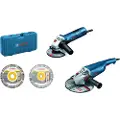 Bosch Gws 22-230 J + Gws 7-125 + 2xdd Vinkelsliper