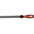 Bahco ERGO 4-144-08-2-2, Fil, Flate mapper, Mellom grov og 2. kutt, Black,Orange, Ergonomisk, Grep som ikke glir, 20 cm