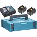 Makita 197624-2 2x Bl1850b + Dc18rc Batterilader