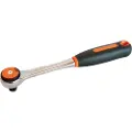 Bahco 1/2´´ Reversible Round Head With 72 Teeth And A 5° Action Angle Of 267 Mm Skralle
