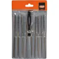 Bahco 2-471-16-1-0, Fil-sett, Flate mapper, Halvrund fil, Knivkantfil, Rund fil, Firkantet fil, Trekant-fil, Glatt kutt, 95 g, 160 mm