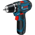 Bosch Batteridrevet bor-/skrumaskin GSR 12V-15 Professional i pappeske med 2 x 2,0 Ah li-ion-batterier
