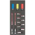 Bahco 1/2´´ Bit Set In Foam Tray 1-3 Fit&go 6-punkts Pipenøkkel 14 Stykker