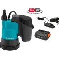 Gardena 14600-20, Batteri, 2 stang, 2000 l/t, Sort, Blå