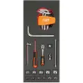 Bahco Pear Head Set And 1/4´´ Sockets In Foam Tray 1/3 Fit&go Skralle 19 Enheter