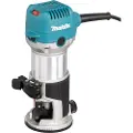 Makita RT0702CJ, Sort, Blå, Rustfritt stål, 34000 RPM, 6, 8 (5/16), 10000 RPM, 93 dB, 82 dB