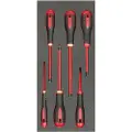Bahco Elektrisk Isolert Spalte-og Phillips-skrujernsett I Skumplate 1-3 Fit&go 45 Mmx181 Mmx445 Mm 6 Enheter