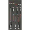 Bahco Phillips Og Pozidriv Skrutrekkersett Med Spor I Skumbrett 1-3 Fit&go 8 Enheter