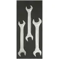 Bahco Set Of Fixed Double End Es In Foam Tray 1-3 Fit&go Set Fastnøkkel 3 Enheter