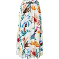 Urban Classics Viscose Høy Midje Midi-skjørt
