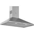 Bosch Serie | 2 DWP96BC50 - Panser - røykkanal - bredde: 90 cm - dybde: 50 cm - ekstraksjon og resirkulasjon (-) - med intern motor - rustfritt stål