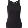 Levi's for woman. A3381-0001 Racer tank top black (XS), Casual, Cotton, Sleeveless / Straps