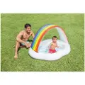 Huismerk BASSENG INTEX RAINBOW CLOUD BABY BABYBASSENG 1.42MX1.19MX84CM