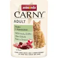 Animonda Carny Pouch 12 x 85 g - Kylling + kanin