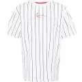 Karl kani Small Signature Pinstripe Kortarmet T-skjorte