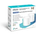 TP-LINK Deco X60 - Wi-Fi-system - (2 rutere) - maske 1GbE - Wi-Fi 6 - Dobbeltbånd