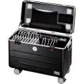 Parat PARAPROJECT Case i16 - Vogn (synk og lade) - for 16 nettbrett - låsbar - aluminium, ABS-plast - svart - utgang: 5 V