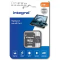 Integral Micro Sd Xc 256gb Clase 10 V30 Minnekort