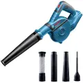 Bosch GBL 18V-120 Professional - Løvblåser - trådløs - 18 V - uten batteri - 17000 spm - 120 m³/t - 270 km/h - 1.1 kg - SOLO