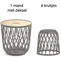 Prosperplast Uniqubo Multifunksjonskurver 35/ 55l 5 Enheter