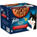 Felix Latz Sensations 24 x 85 g - 24 x 85 g Kjøttblanding i saus