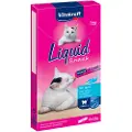 Vitakraft Cat Liquid-Snack - Laks + omega-3 - 6 x 15 g