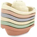 Scandinavian baby Stacking Boats