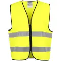 Projob 6709 Refleksvest En Iso 20471 Kl 2 - Yellow/Black - One Size