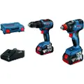 Bosch Gdx 18v-200+gsb18v-55 Professional L-boxx Slagtrekker