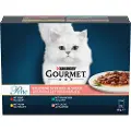 Gourmet Perle multipakke 8 x 85 g - Okse, kylling, kanin & laks