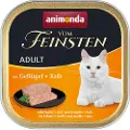 Animonda Vom Feinsten Adult 6 x 100 g - Fjærkre og kalv