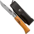 Opinel Wooden Gift Box Nº8+sheath Lommekniv