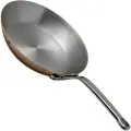 De Buyer 6224.24, Rund, All-bruk panne, Kobber, Rustfritt stål, Ingen belegg, Kopper, Rustfritt stål, Keramisk, Gass, Halogen, Induksjon, Forseglet Plate