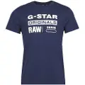 G-Star Graphic 8 Ribbed Neck Kortarmet T-skjorte